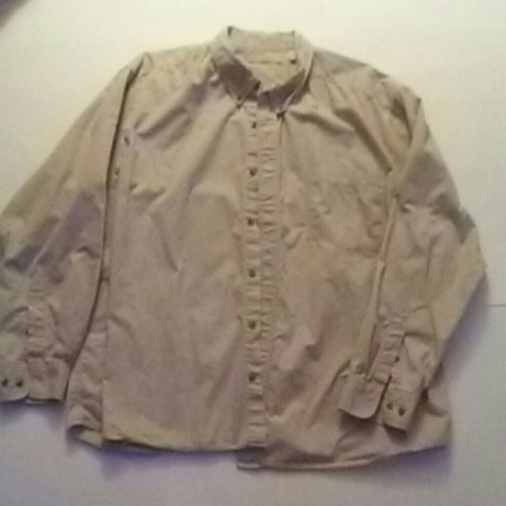Vintage 1990s mens long sleeve dress shirt